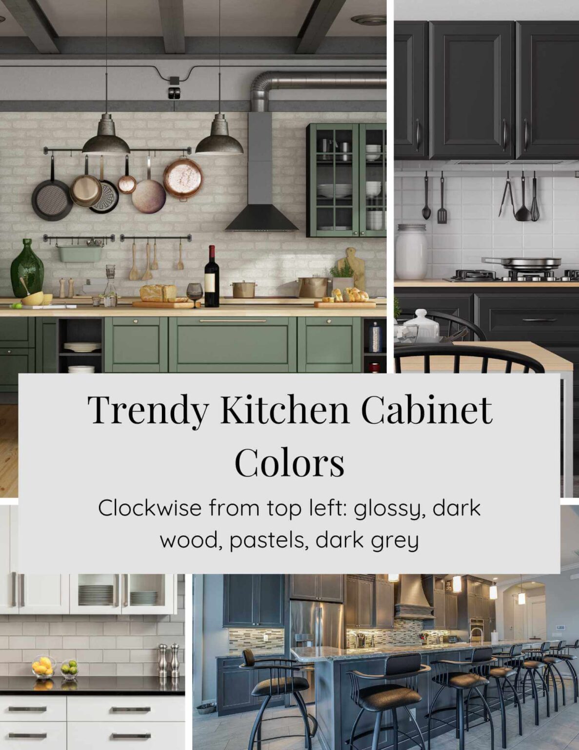 Try These Kitchen Cabinet Color Trends in 2024 - Artistic Home DIY
