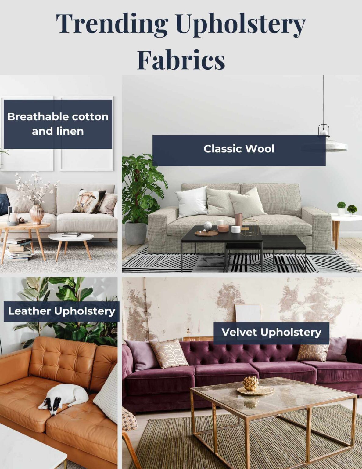 Upholstery Fabric Trends 2024 - Artistic Home DIY